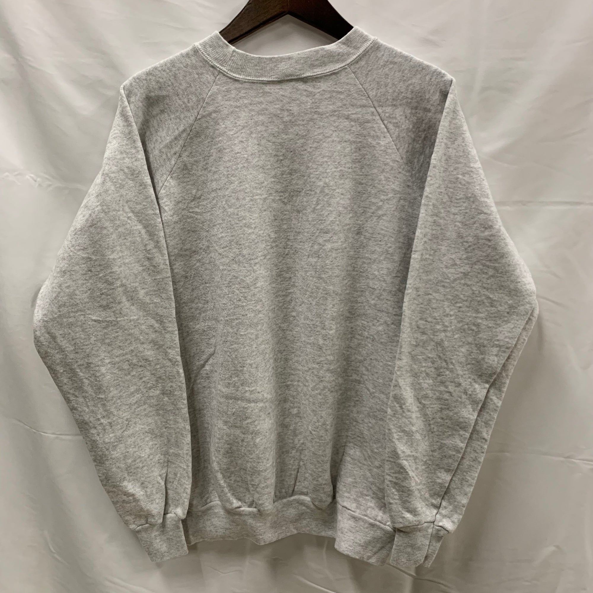 【中古】【古着】Hanes プリント トレーナー グレー Lサイズ