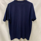 【古着】 刺繍 Tシャツ ネイビー