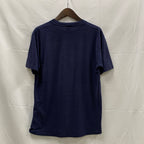 【古着】JERZEES ワンポイント Tシャツ ネイビー Lサイズ