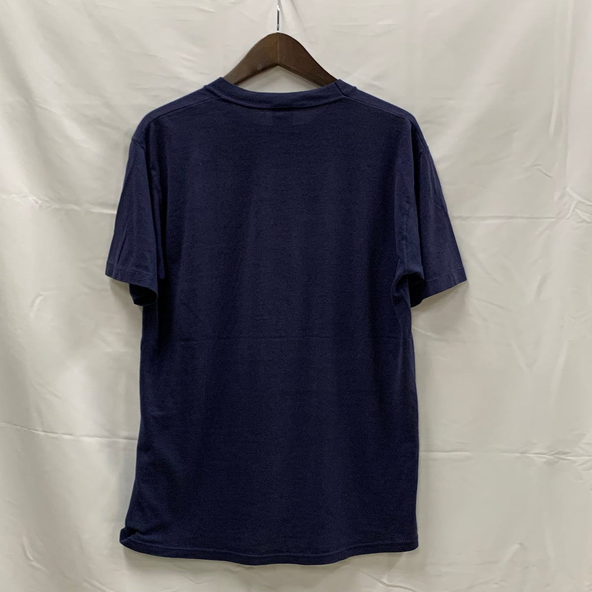 【古着】JERZEES ワンポイント Tシャツ ネイビー Lサイズ