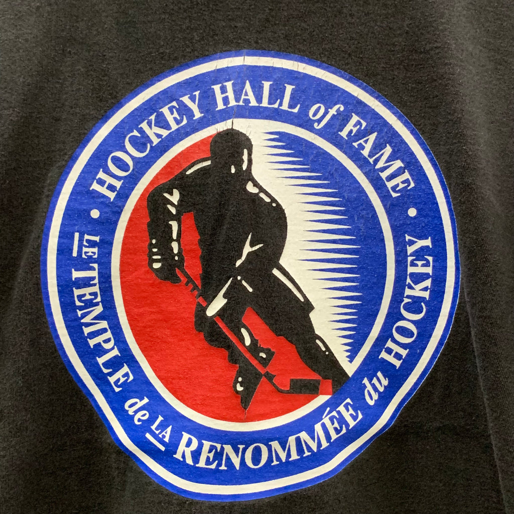 【中古】【古着】BULLETIN プリント Tシャツ ブラック Sサイズ