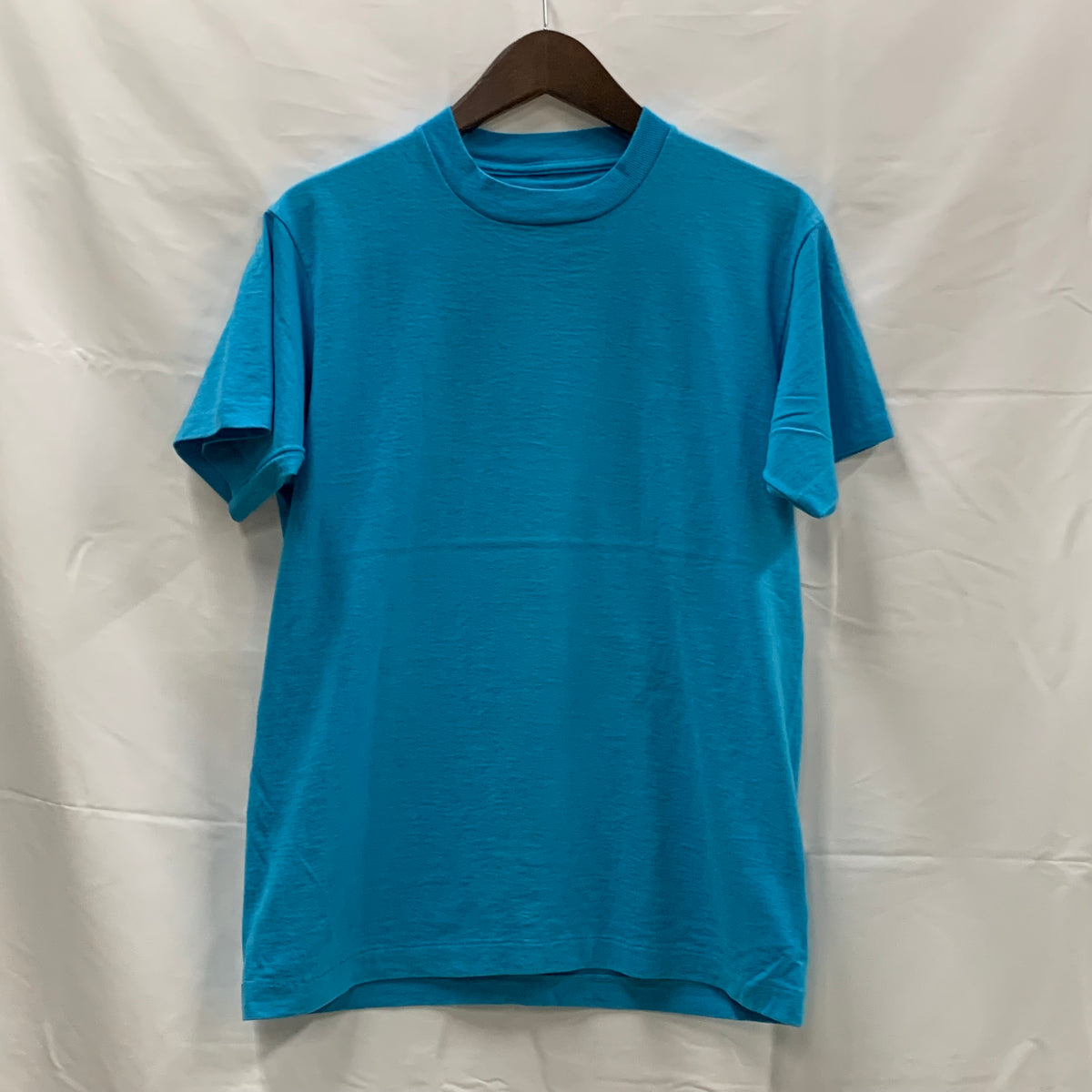 【古着】 プリント Tシャツ ターコイズ