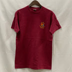 【中古】【古着】FRUIT OF THE ROOM ワンポイント Tシャツ ボルドー Mサイズ