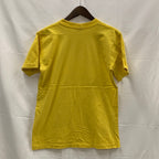 【中古】【古着】the fun ship プリント Tシャツ イエロー Lサイズ