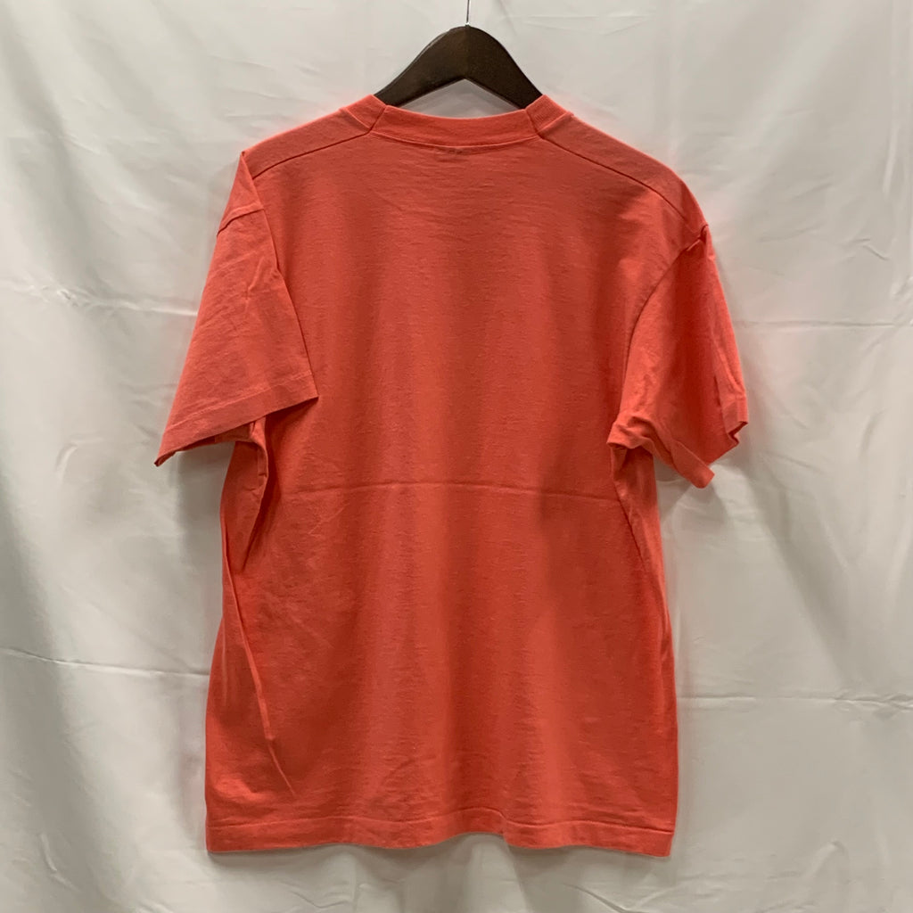 【中古】【古着】SCREEN STARS プリント Tシャツ ピンク Lサイズ