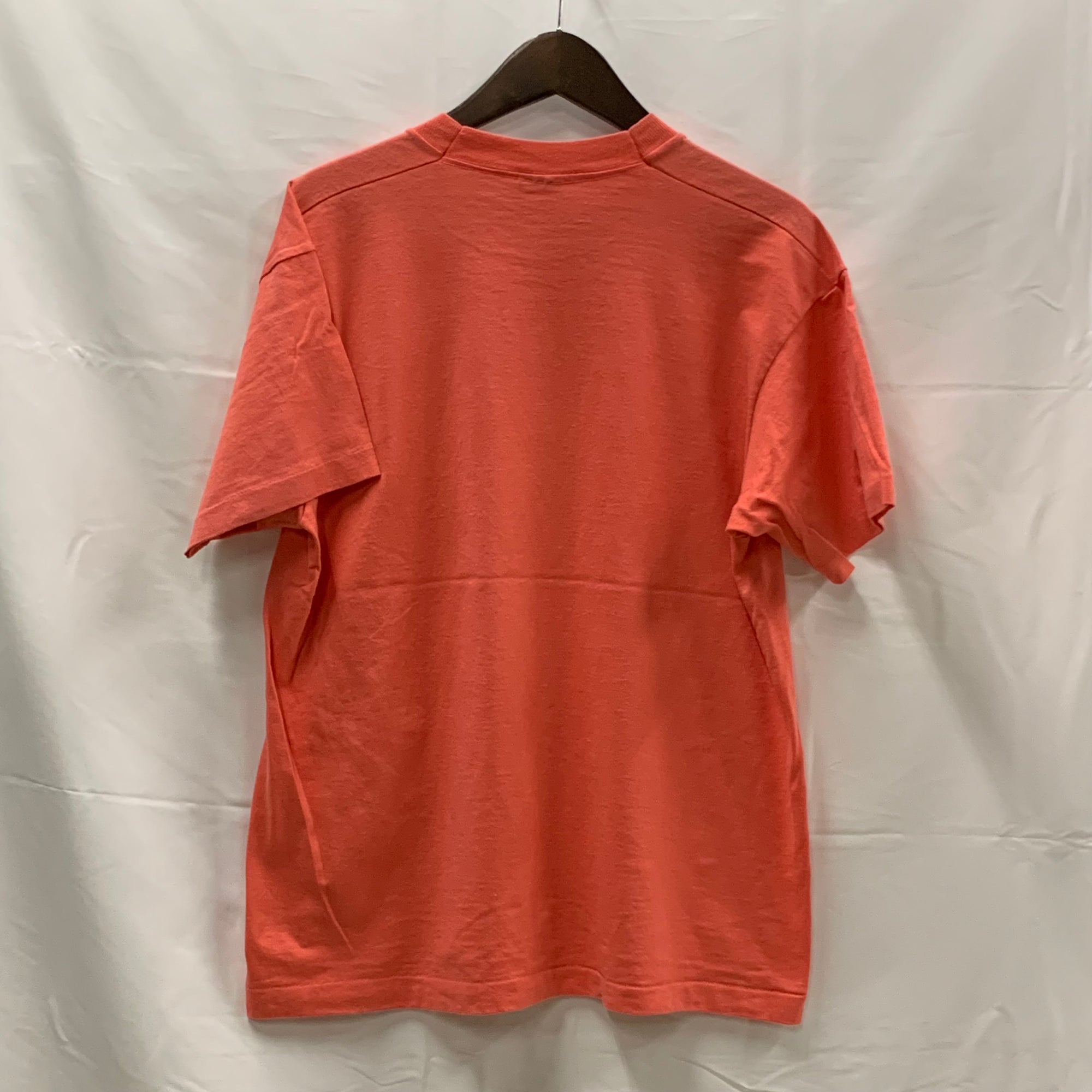 【中古】【古着】SCREEN STARS プリント Tシャツ ピンク Lサイズ