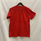 【中古】【古着】GILDAN プリント Tシャツ レッド Mサイズ