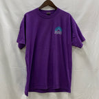 【古着】FRUIT OF THE ROOM ワンポイント Tシャツ パープル XLサイズ