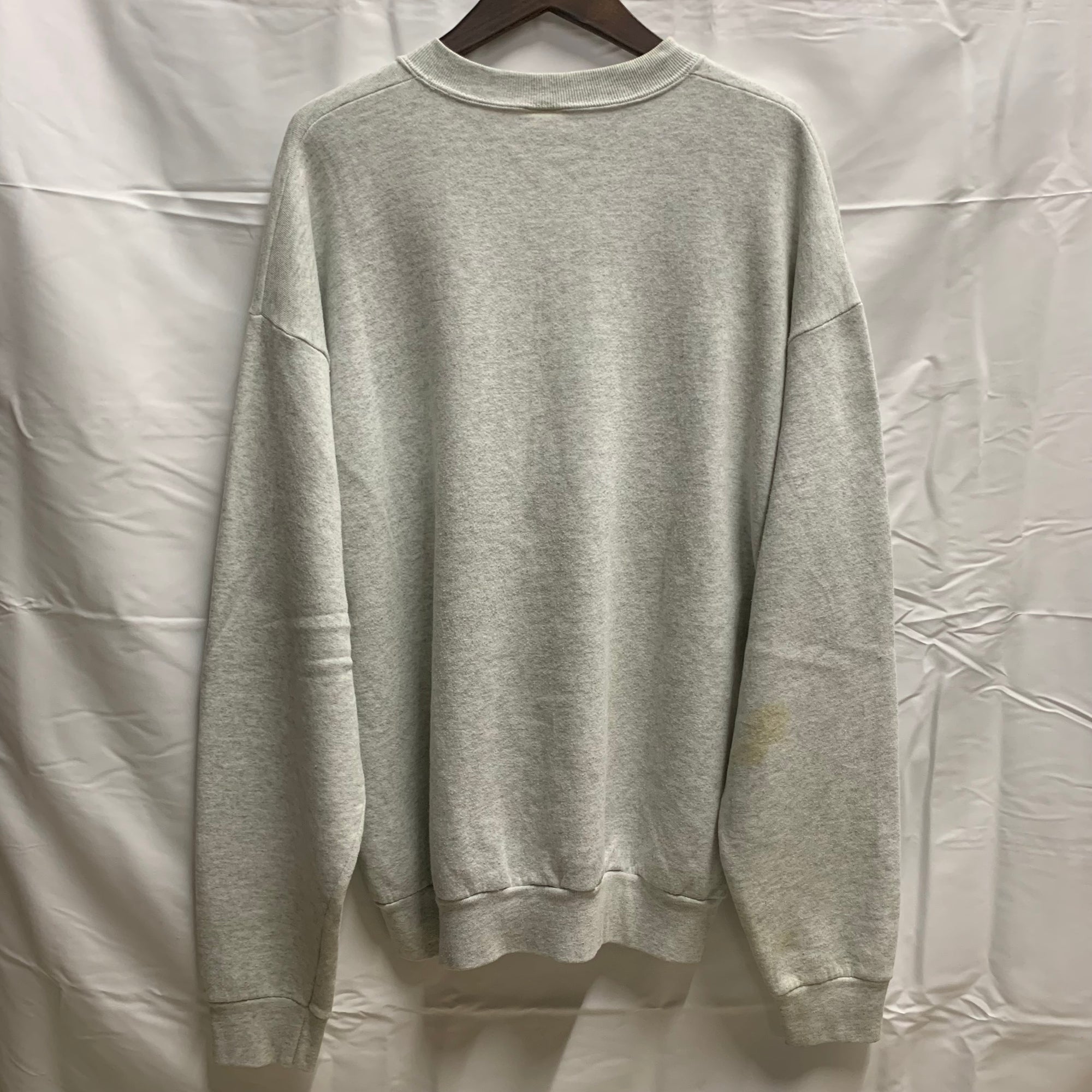 【中古】【古着】FRUIT OF THE ROOM プリント スウェットトレーナー グレー XXLサイズ