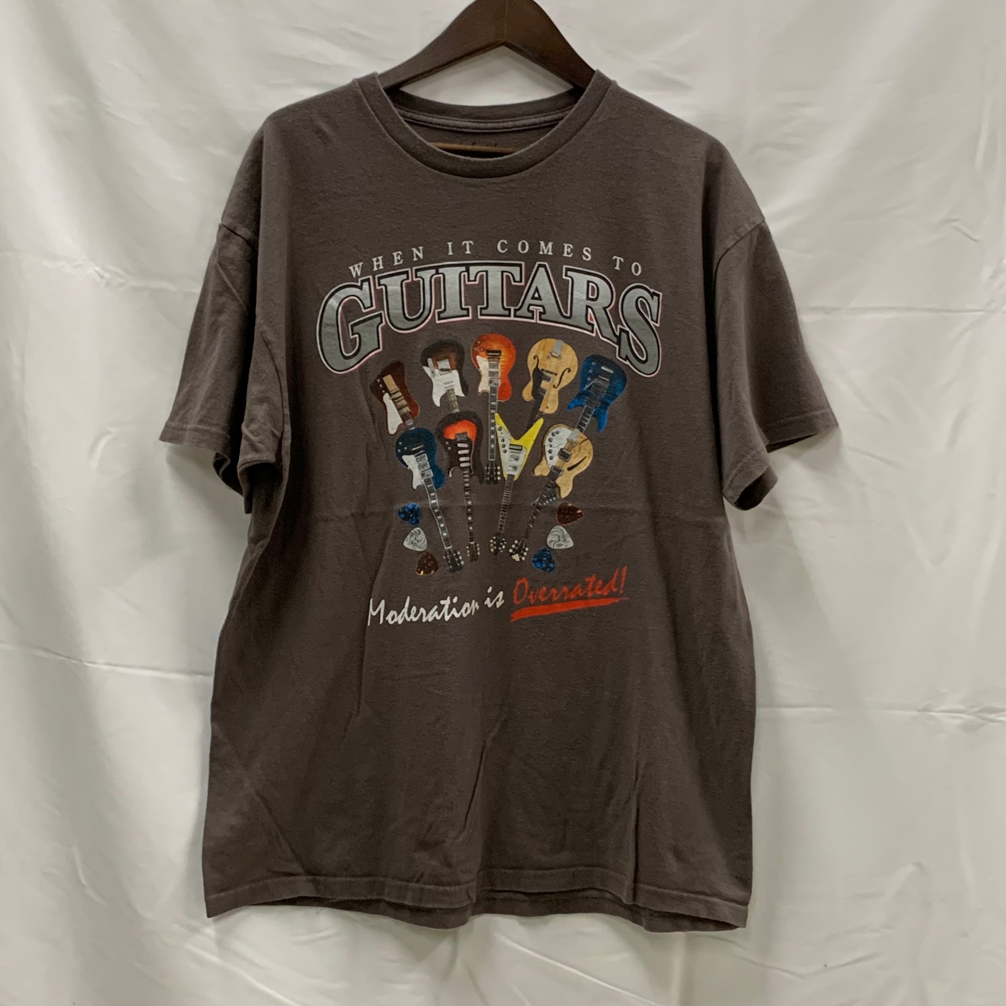 【古着】Lifestyle CLASSICS プリント Tシャツ カーキ XLサイズ