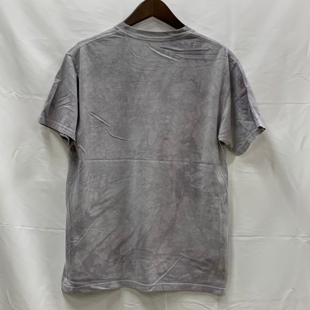 【古着】THE MOUNTAIN プリント Tシャツ グレー Mサイズ