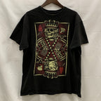 【古着】DOM プリント Tシャツ ブラック Lサイズ