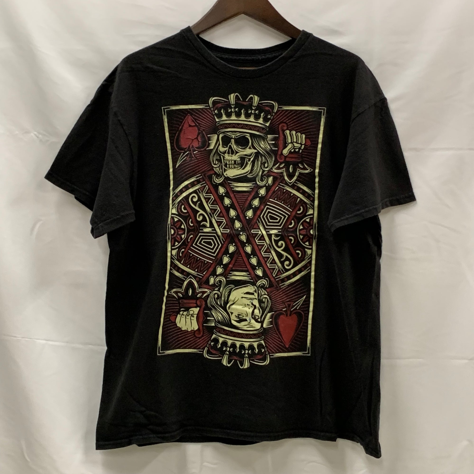 【古着】DOM プリント Tシャツ ブラック Lサイズ