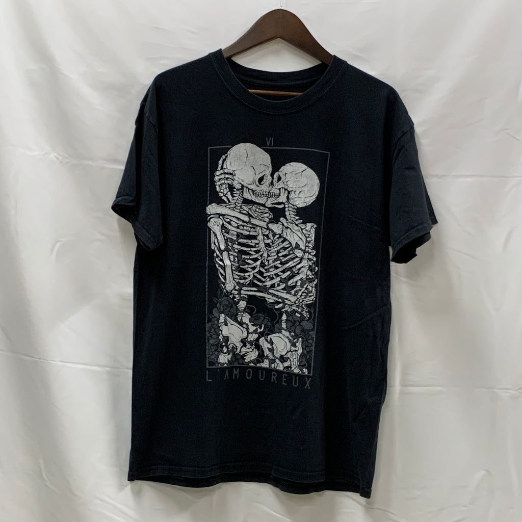 【古着】Threadless プリント Tシャツ ブラック Lサイズ