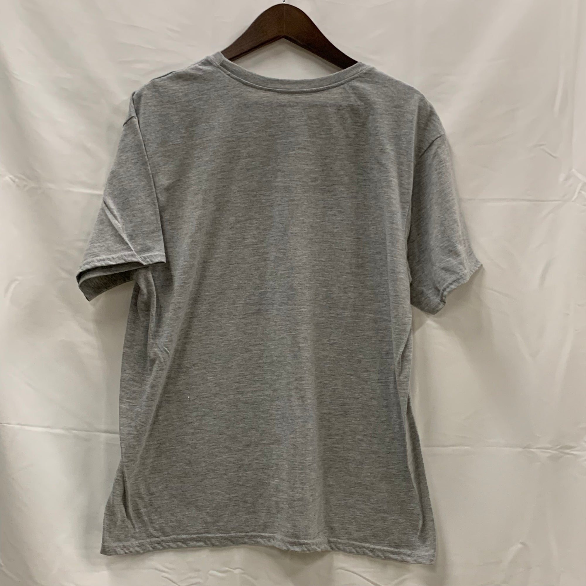 【古着】GILDAN プリント Tシャツ グレー Lサイズ