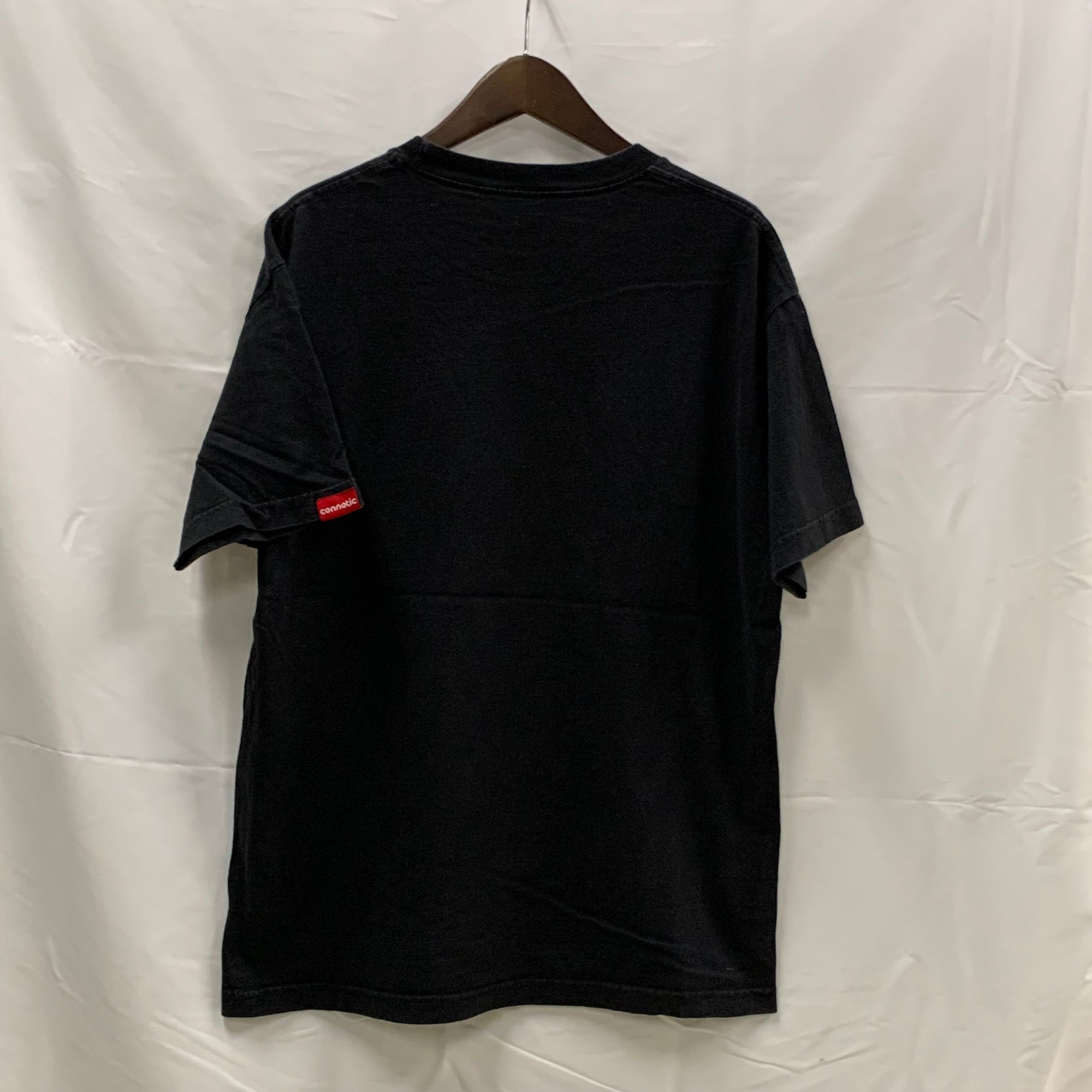 【古着】Connetic プリント Tシャツ ブラック Lサイズ