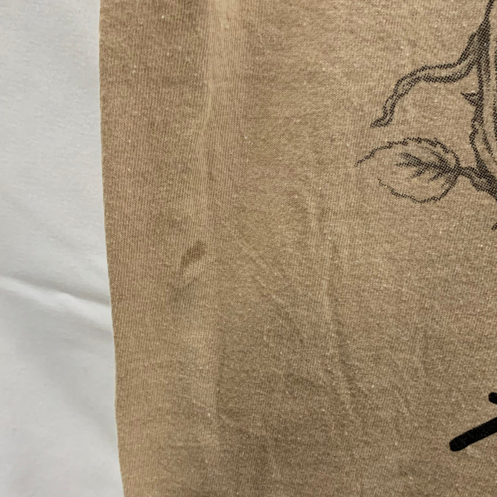 【古着】Brisco Brands プリント Tシャツ アイボリー Mサイズ