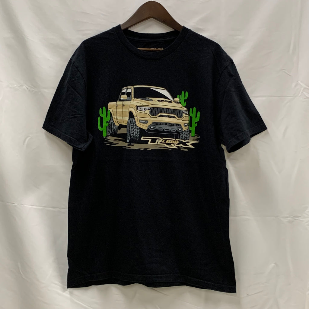 【古着】LGND supply co. プリント Tシャツ ブラック Lサイズ