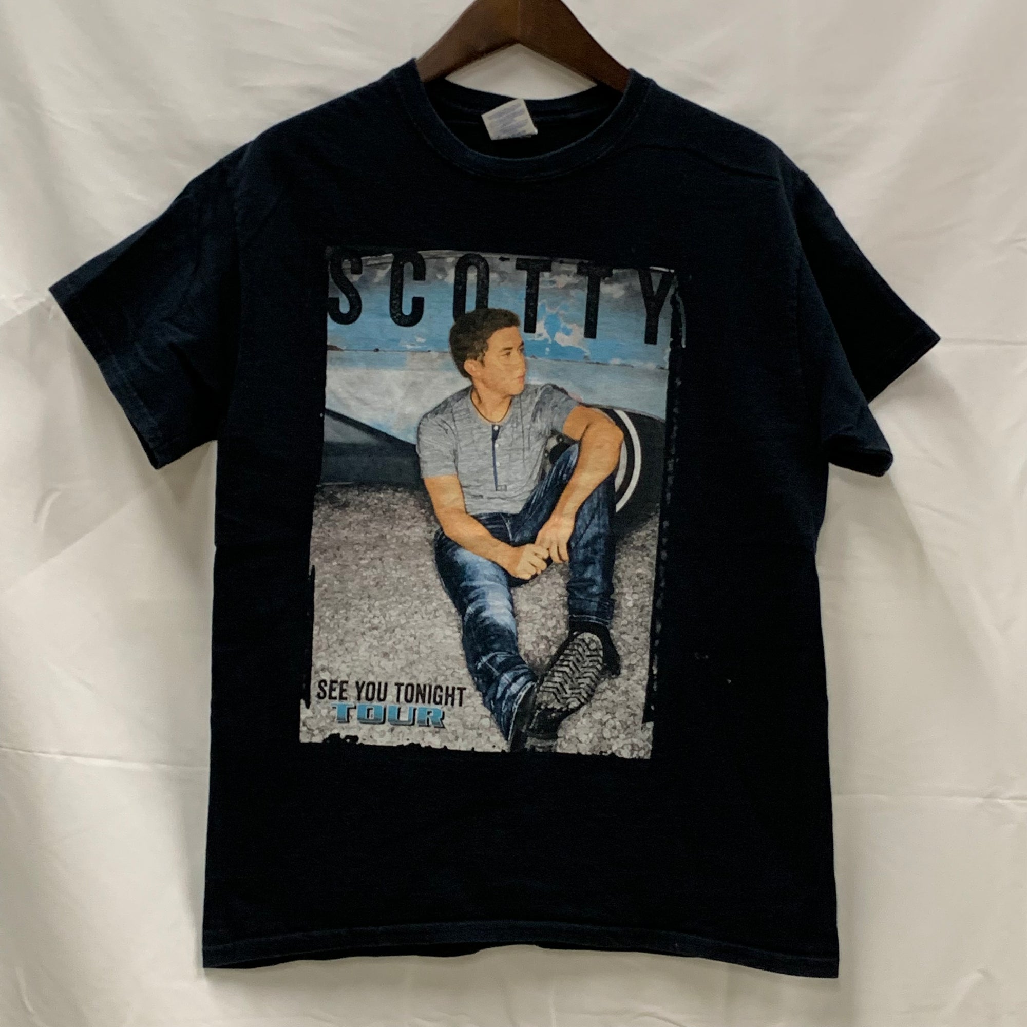 【古着】GILDAN プリント Tシャツ ブラック Mサイズ