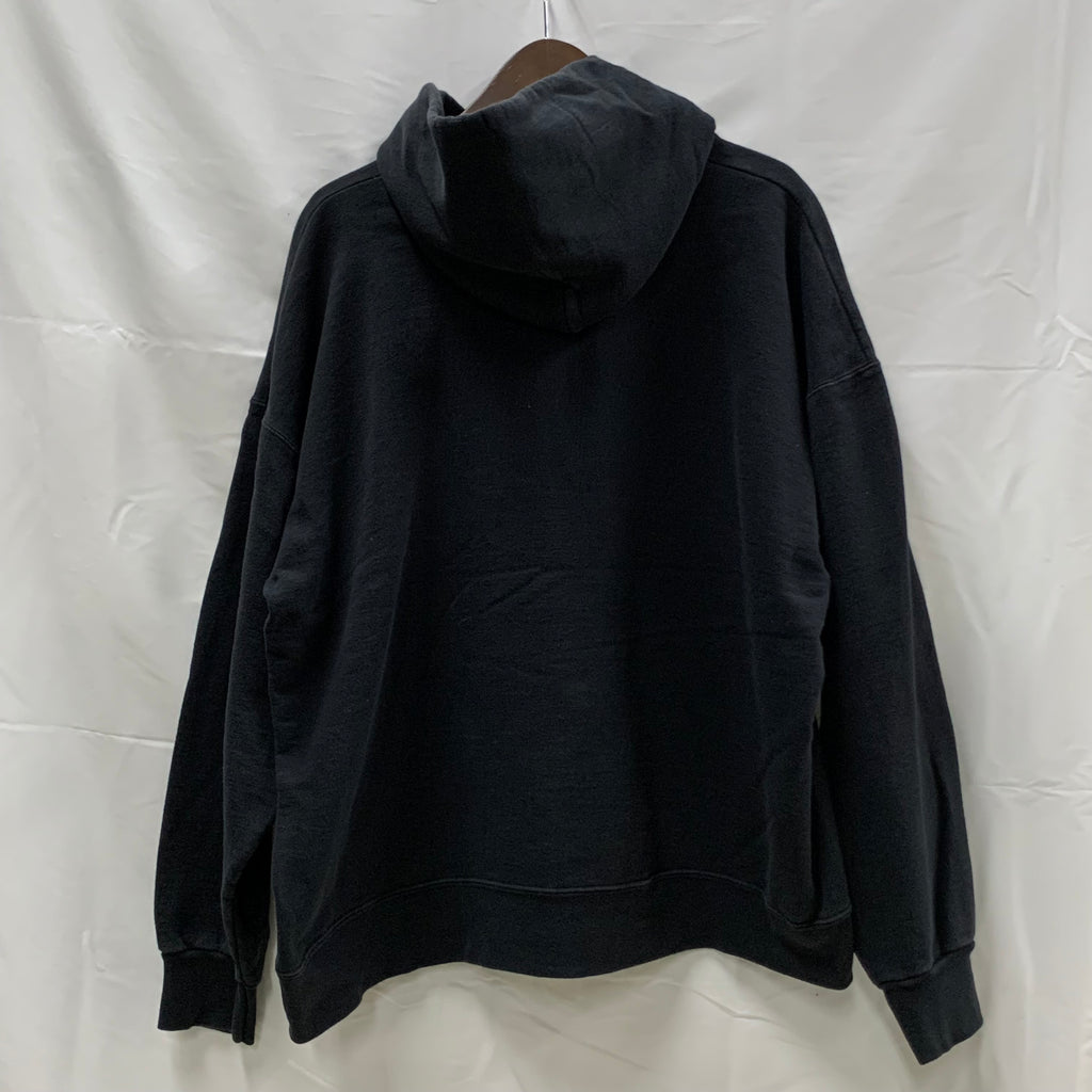 【古着】THRASHER プリント パーカー ブラック XLサイズ