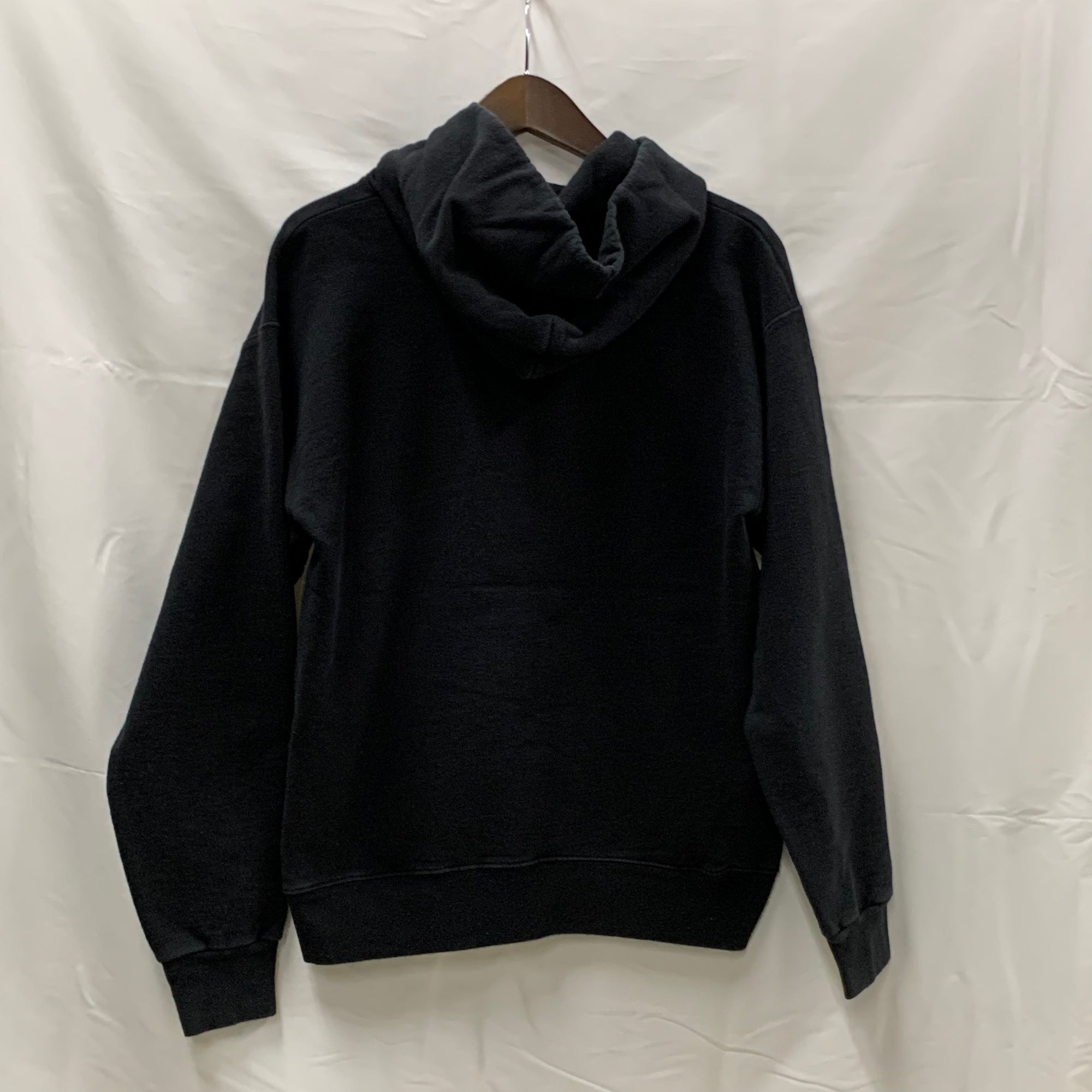 【古着】THRASHER プリント パーカー ブラック Sサイズ