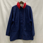 【古着】PACIFIC TRAIL 無地 ジャケット ネイビー×レッド Lサイズ