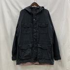 【古着】Eddie Bauer 無地 ジャケット ブラック