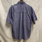 【中古】【古着】Wrangler RIATA チェック S/S シャツ ブルー
