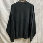 【中古】【古着】FRUIT OF THE ROOM プリント スウェットトレーナー ブラック XLサイズ