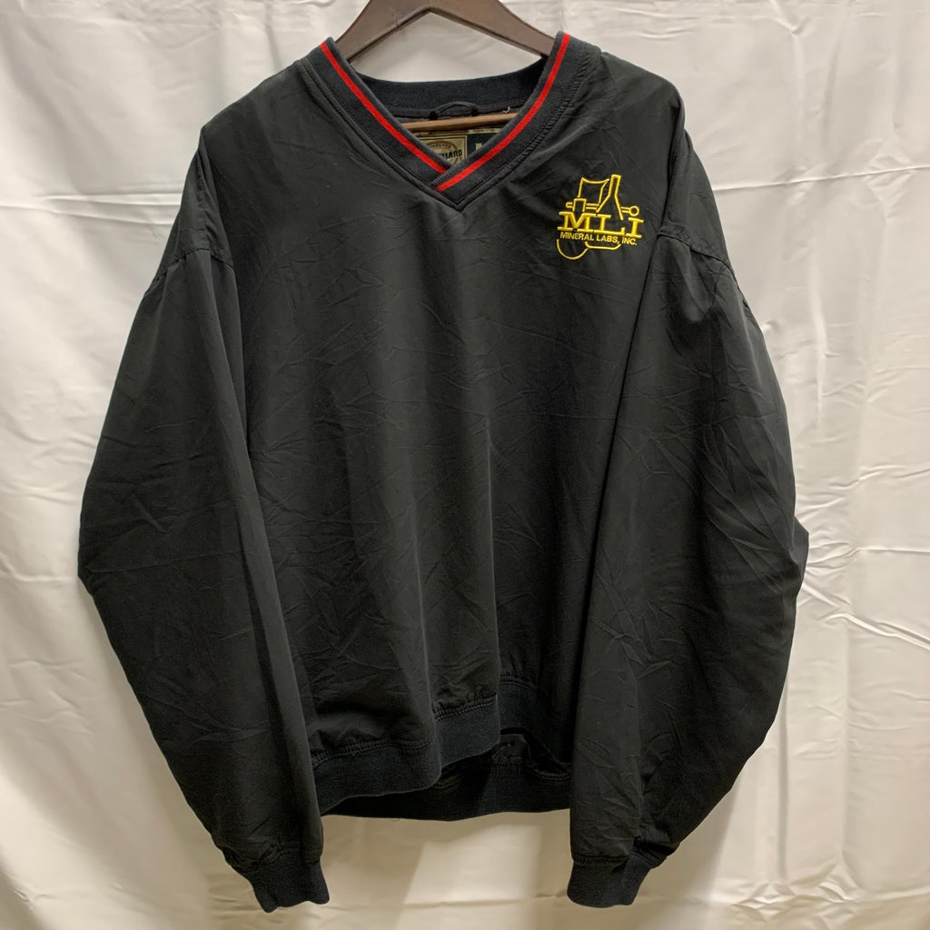 【中古】【古着】WEAR GUARD ワンポイント プルオーバージャケット ブラック Mサイズ