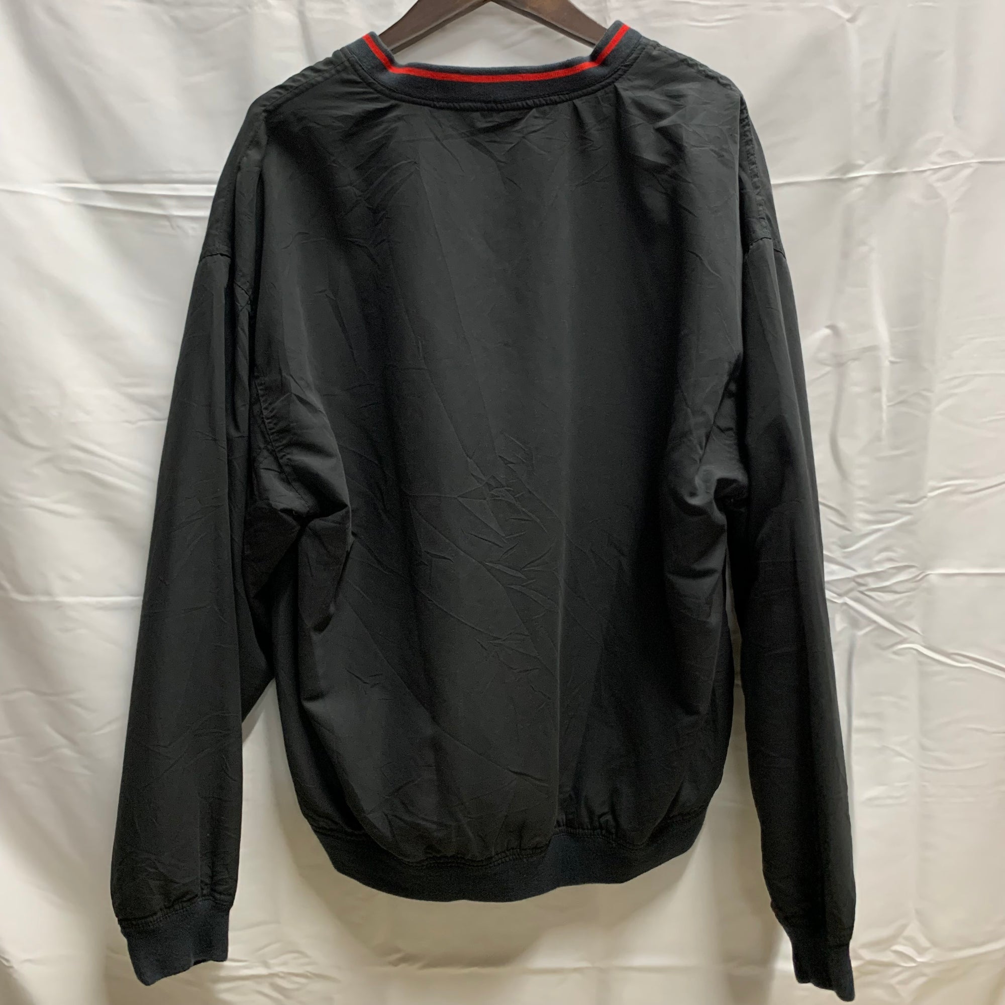 【中古】【古着】WEAR GUARD ワンポイント プルオーバージャケット ブラック Mサイズ