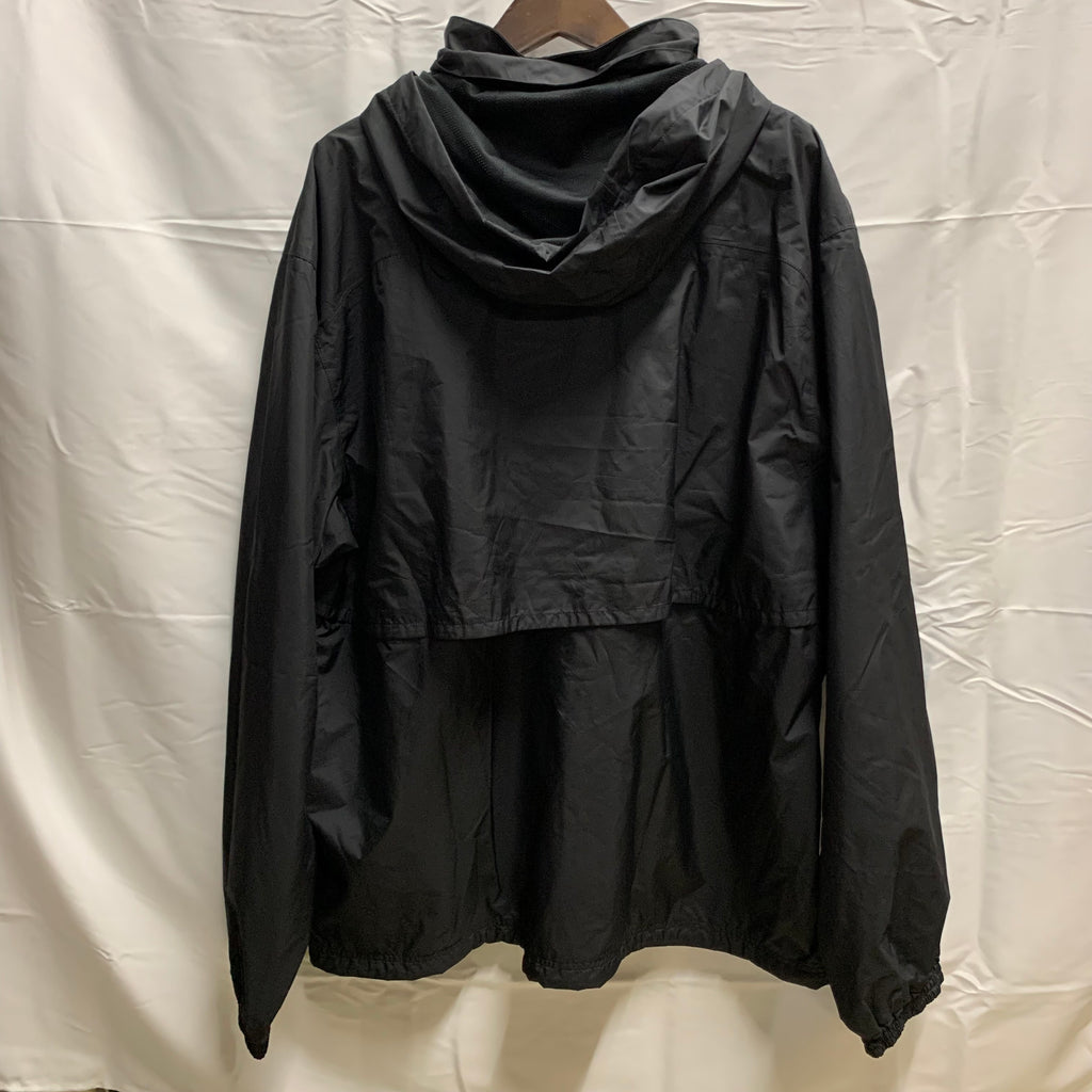 【中古】【古着】adidas ワンポイント ジャケット ブラック 4XOサイズ
