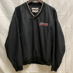 【中古】【古着】WEAR GUARD ワンポイント プルオーバージャケット ブラック Sサイズ