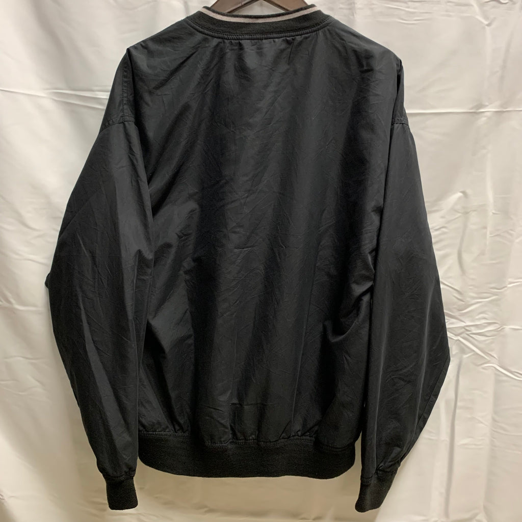 【中古】【古着】WEAR GUARD ワンポイント プルオーバージャケット ブラック Sサイズ