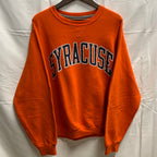 【中古】【古着】RUSSELL ATHLETIC ロゴ スウェットパーカー オレンジ