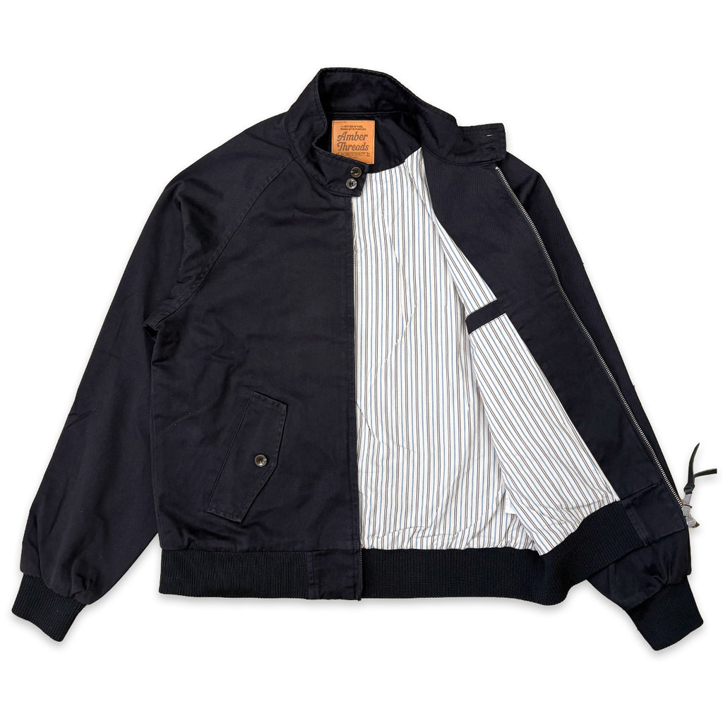 ヘビーウェイトコットンツイル ハリントンジャケット / AT Harrington Jacket 【Amber Threads】