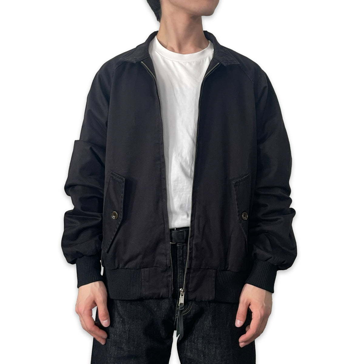 ヘビーウェイトコットンツイル ハリントンジャケット / AT Harrington Jacket 【Amber Threads】