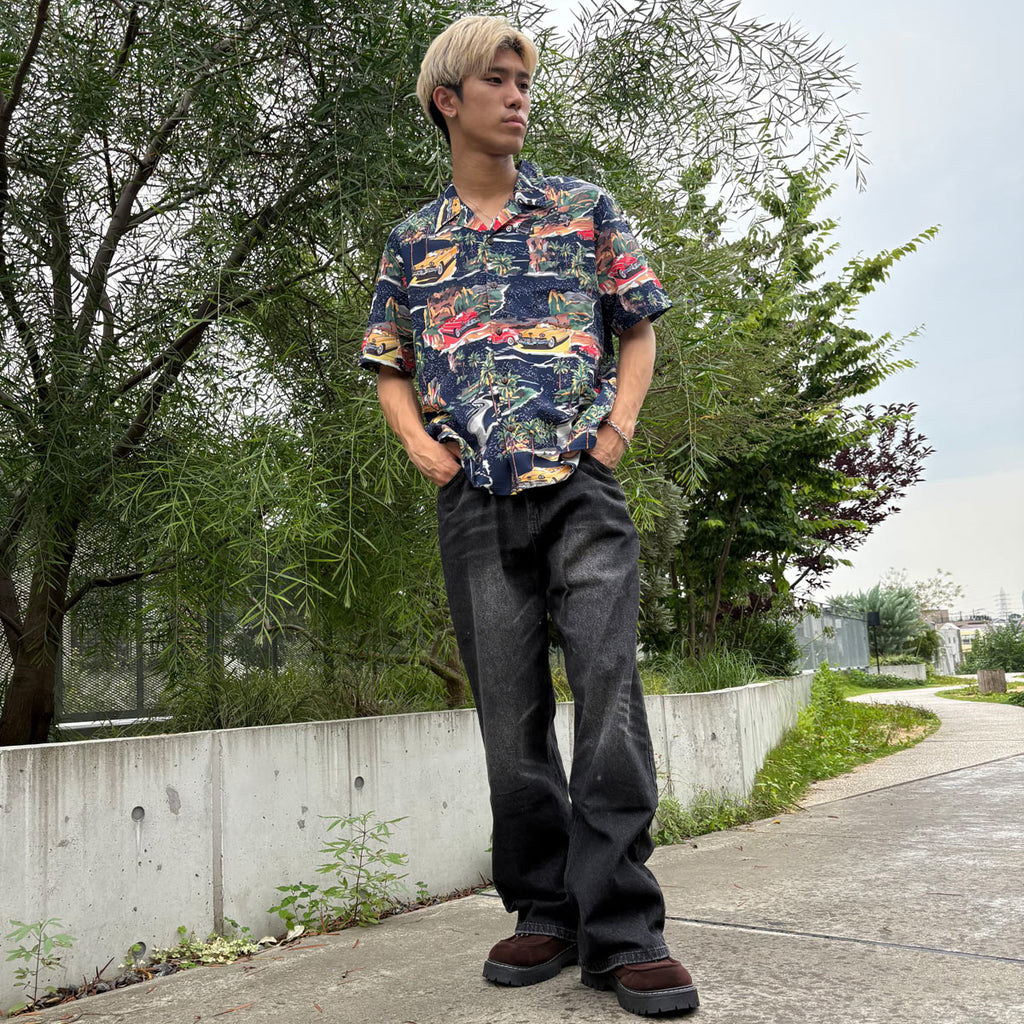 半袖アロハシャツ / S/S Aloha Shirt【Amber Street】