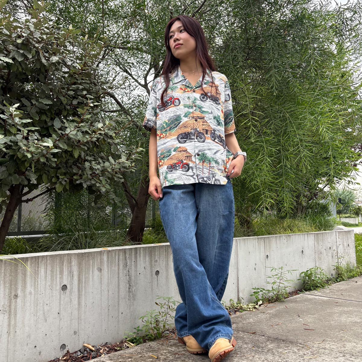 半袖アロハシャツ / S/S Aloha Shirt【Amber Street】