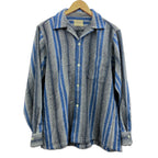 【古着】 60S ARROW L/S シャドーストライプシャツ【ARROW】