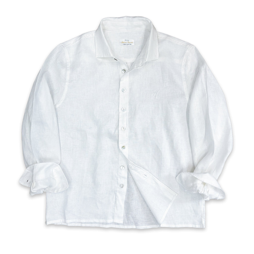 クラシックリネンシャツ / Classic Linen Shirt【Amber Threads】