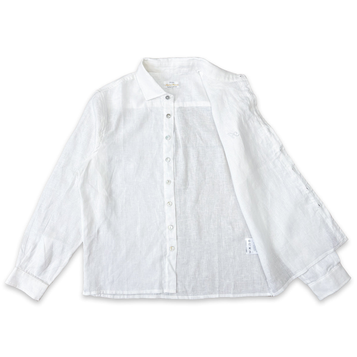 クラシックリネンシャツ / Classic Linen Shirt【Amber Threads】