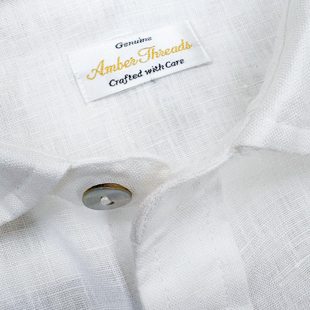 クラシックリネンシャツ / Classic Linen Shirt【Amber Threads】
