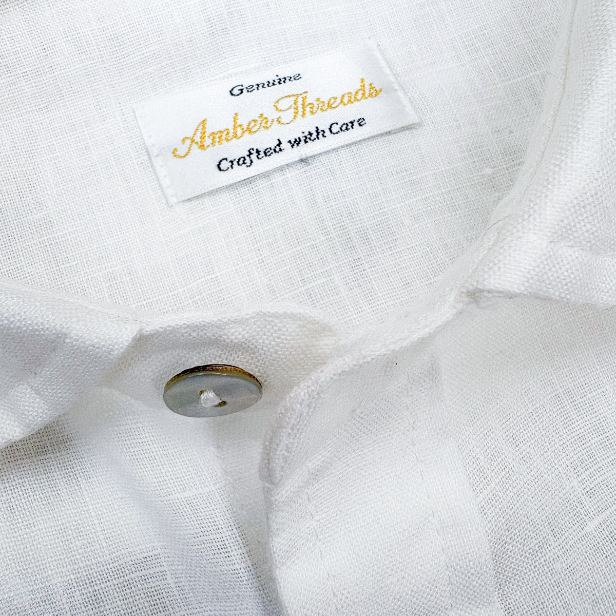クラシックリネンシャツ / Classic Linen Shirt【Amber Threads】