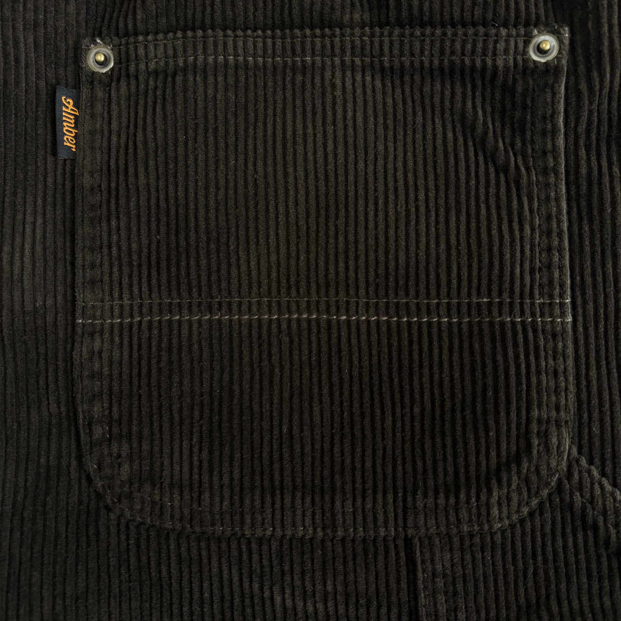 Amber Threads コーデュロイ ダブルニー ペインターパンツ 背面 右ポケット ディテール