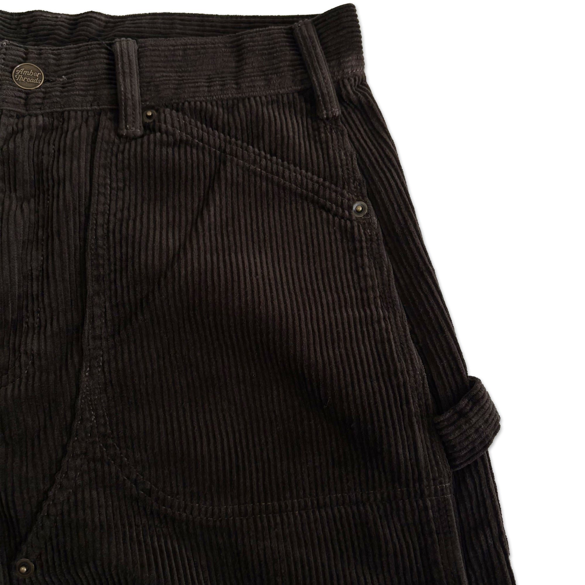 Amber Threads コーデュロイ ダブルニー ペインターパンツ 左ポケット ディテール