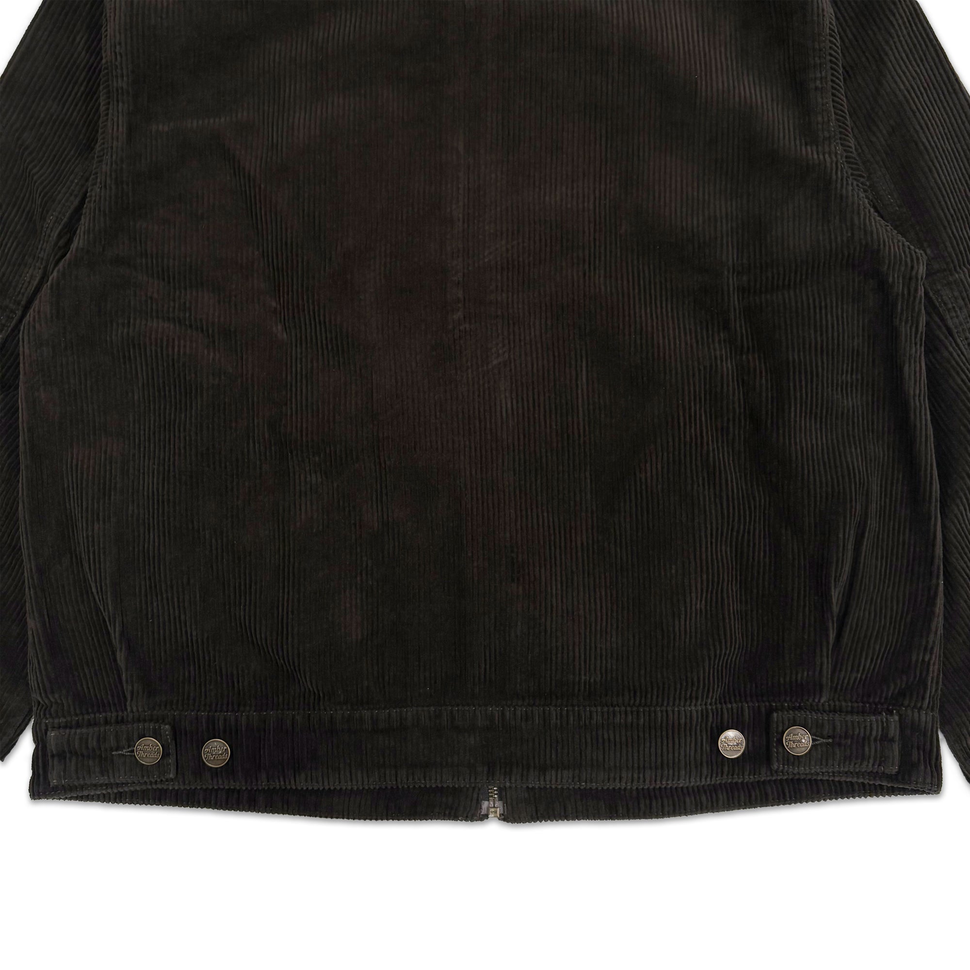 Amber Threads コーデュロイ ハリントンジャケット 背面 裾アジャスター