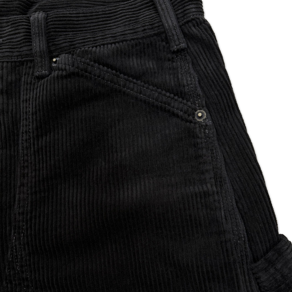 アパレルブランドAmber Threads(アンバースレッズ)のダブルニー ペインターパンツ コーデュロイ、オールシーズン着まわせる万能ズボン。左前のポケット。