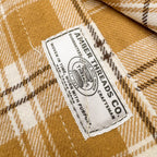 先染めコットン チェックフランネルワークシャツ / Cotton Flannel Check Shirt 【Amber Threads】