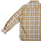 先染めコットン チェックフランネルワークシャツ / Cotton Flannel Check Shirt 【Amber Threads】